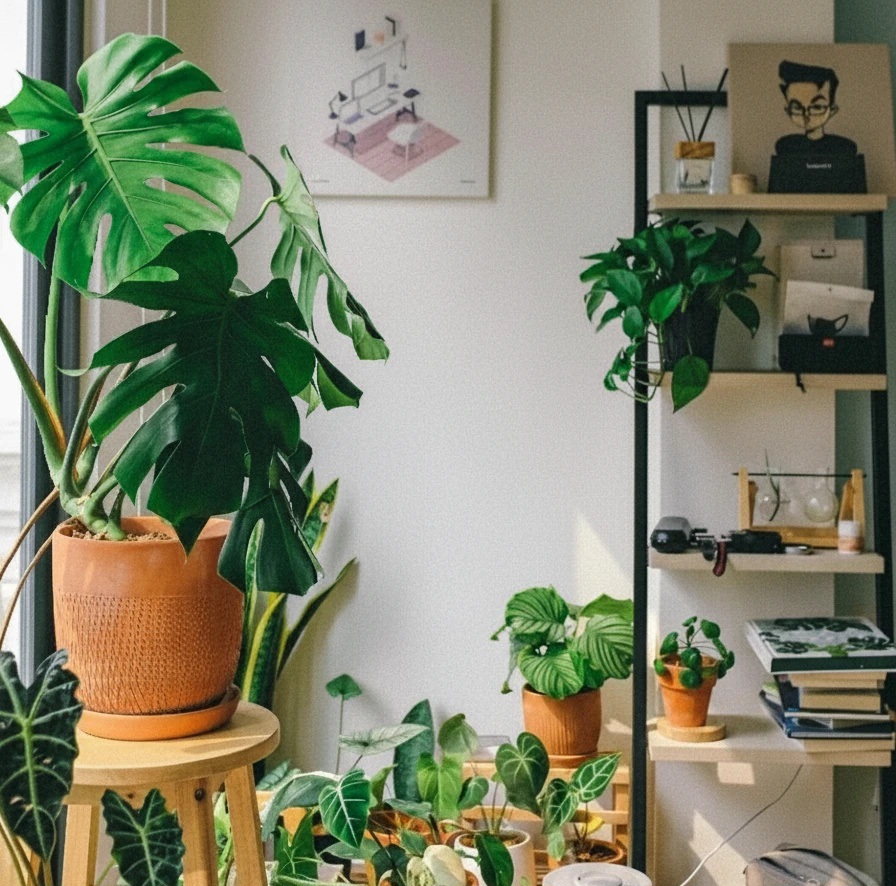 indoor houseplants collection